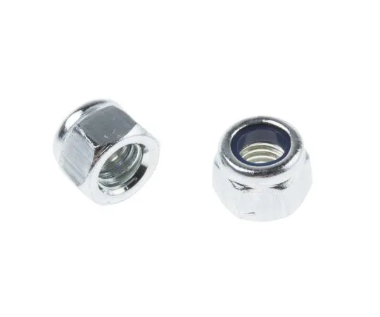 63-4639-20 RS PRO, M5, Bright Zinc Plated Steel Nylon Insert Lock Nut 524-310