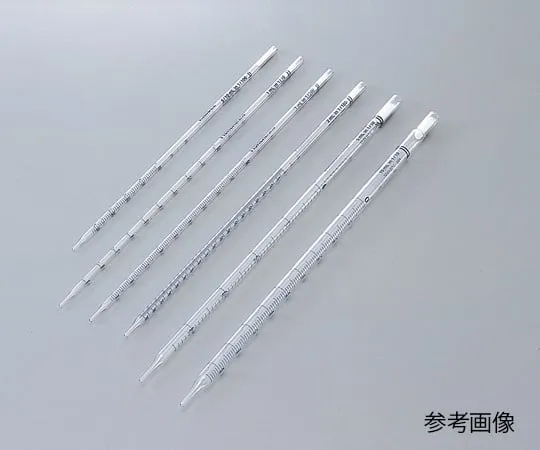5-5353-01 Borosilicate Glass Disposable Pipette Regular Length (With Cotton Plug, Sterilized) 0.5mL 500 Pieces 13-678-27A