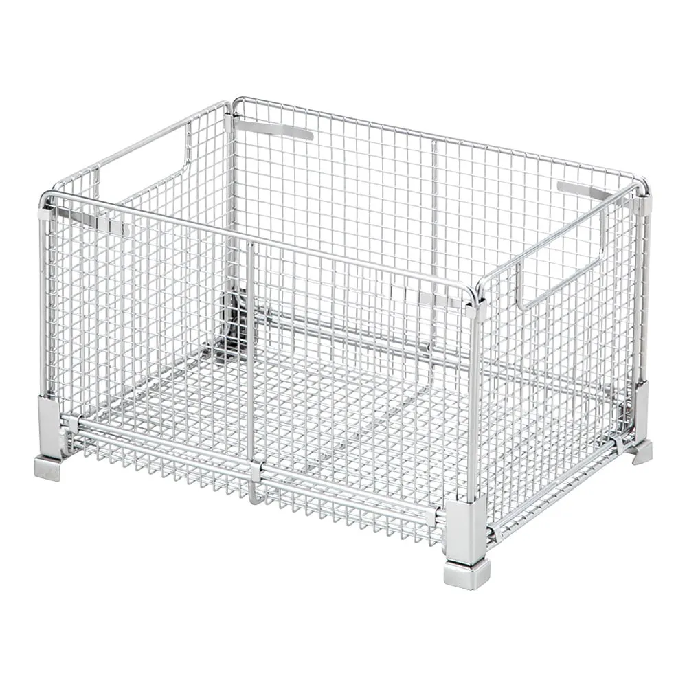 4-3905-01 Folding Stainless Steel Basket 350 x 250 x 216 mm OB-1