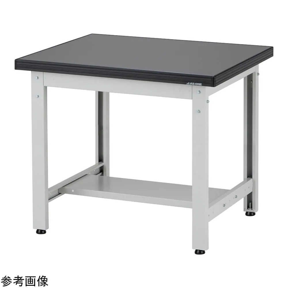 4-5055-01 Chemical resistant load-bearing workbench (with lower shelf) approx. 38 kg AWT-0975L
