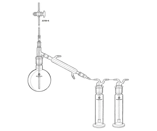 64-1077-04 Distillation apparatus in the residual chlorine section JSI94-4