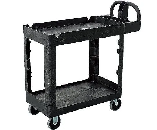 62-6590-53 Trust Shelf Utility Cart 2-Level Black 4044
