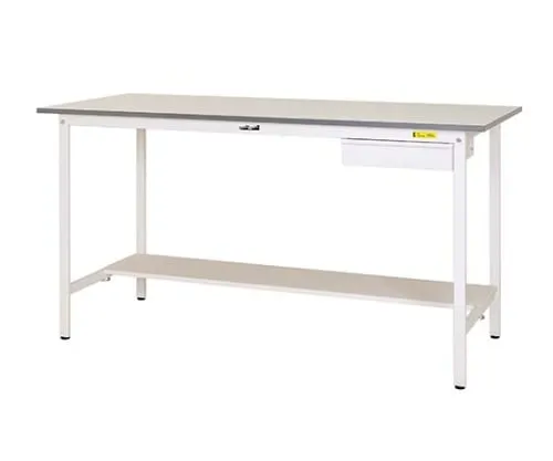 61-3744-68 Work Table 150 Series with Fixed Cabinet H950mm with Single-Sided Shelf Board SUPH-750UT-WW
