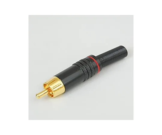 63-3107-46 RCA Plug Red 7phi Wire Gold-Plated with Cable Guard RP1310BPG-TEF-ARD7.0
