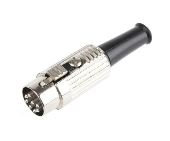 63-4634-39 RS PRO 8 Pole Din Plug, 1A, 100 V ac, Push Lock 491-138
