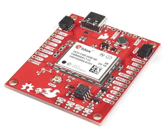 67-0423-83　［Discontinued］SparkFun GPS-RTK Dead Reckoning Breakout - ZED-F9R (Qwiic)　GPS-16344