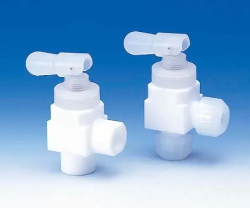 61-4378-46 PTFE Toggle Valve Angle Type 6φ F-2004-01