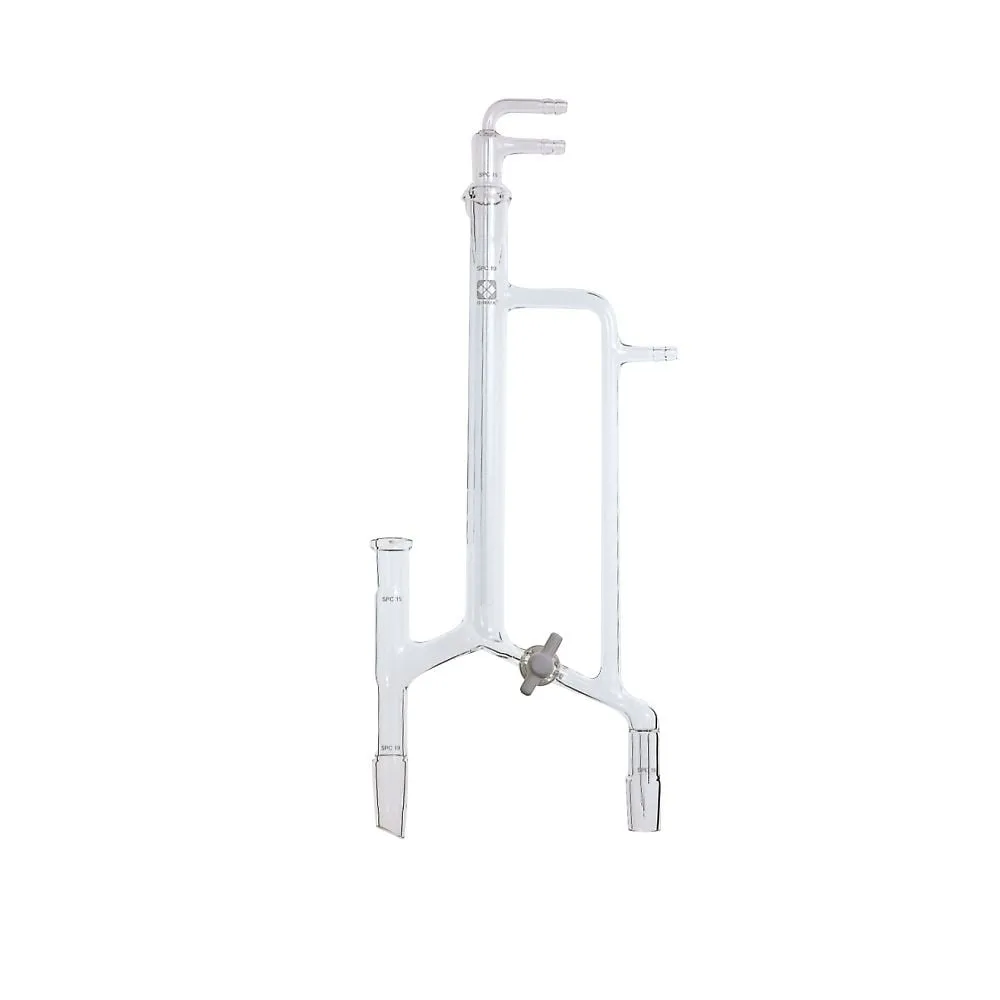 61-4420-68 Fractionation Headwith Reflux Condenser, (with Flow-Down Rate Adjustment Cock) , SPC-15-19-19 038260-3519