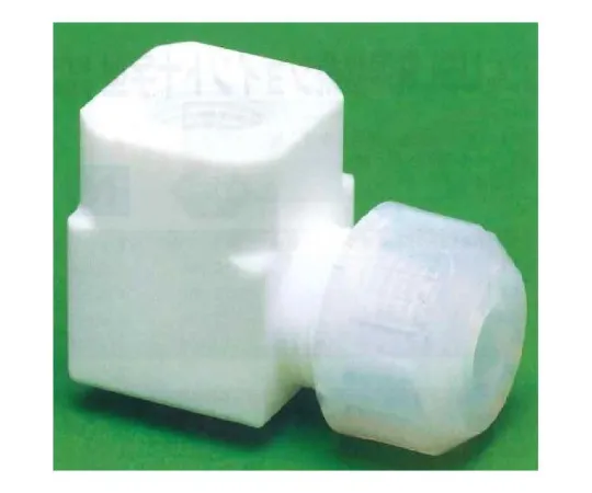 62-7076-14　［Discontinued］USL-PTFE Cleaning Half Female Joint Angle Type 6φ x PT 1/4 00U-082-01　00U-082-01