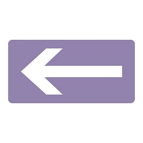 61-3404-97 JIS Pipe Identification Clarifying Sticker