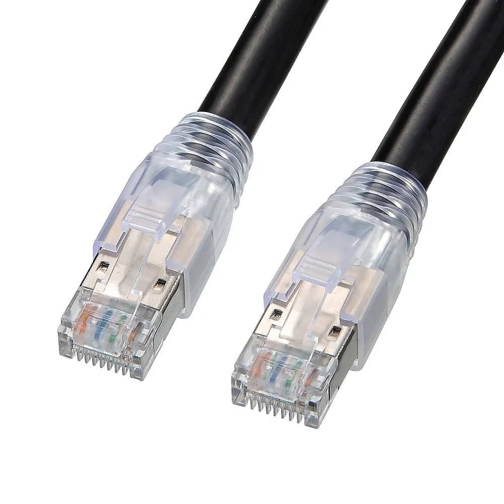 68-0710-65 Category 6A Outdoor LAN Cable KB-T6AAD-80BK