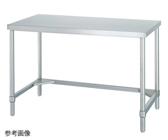 1-6567-21 Stainless Steel Workbench (3-Side Frame Type) 600 x 900 x 800mm WT-9060