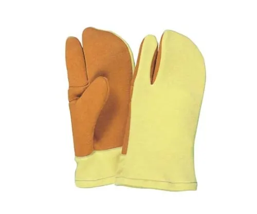61-4696-10 500℃ Correspondence Heat Resistant Glove (Three-Toed Type) MZ624