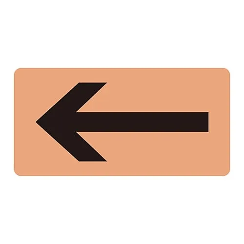 61-3403-53 JIS Pipe Identification Clarifying Sticker