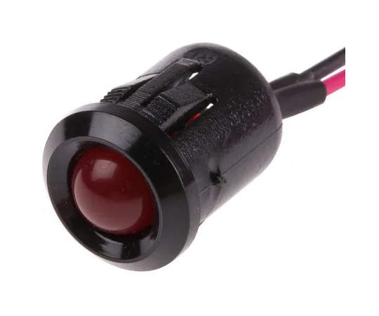 63-4586-54 RS PRO Red Indicator, 24 V dc, 12mm Mounting Hole Size, Lead Wires Termination 208-964