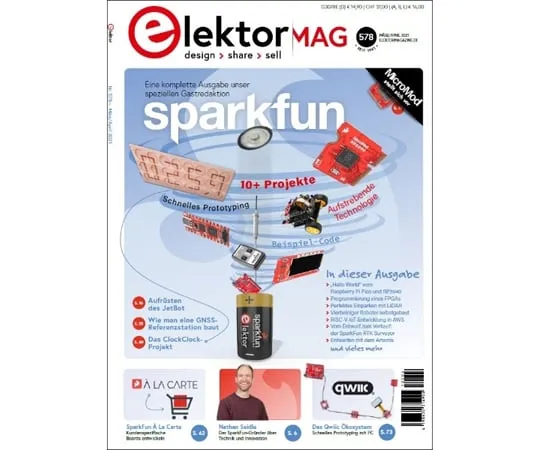 67-0420-23　［Discontinued］Elektor Zeitschrift - M?rz/April 2021 (German)　BOK-17989