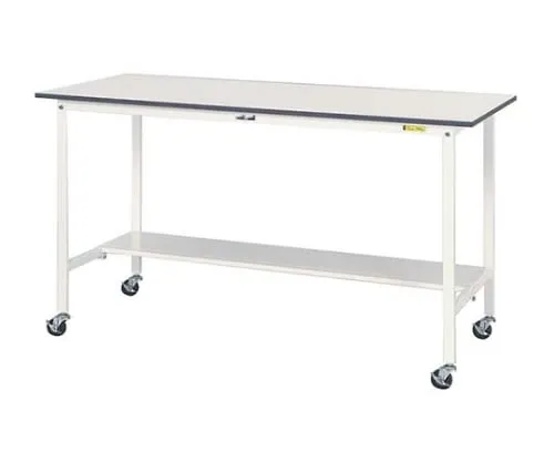 61-3743-24 Work Table 150 Series Mobile H1036mm with Single-Sided Shelf Board SUPHC-660T-WW