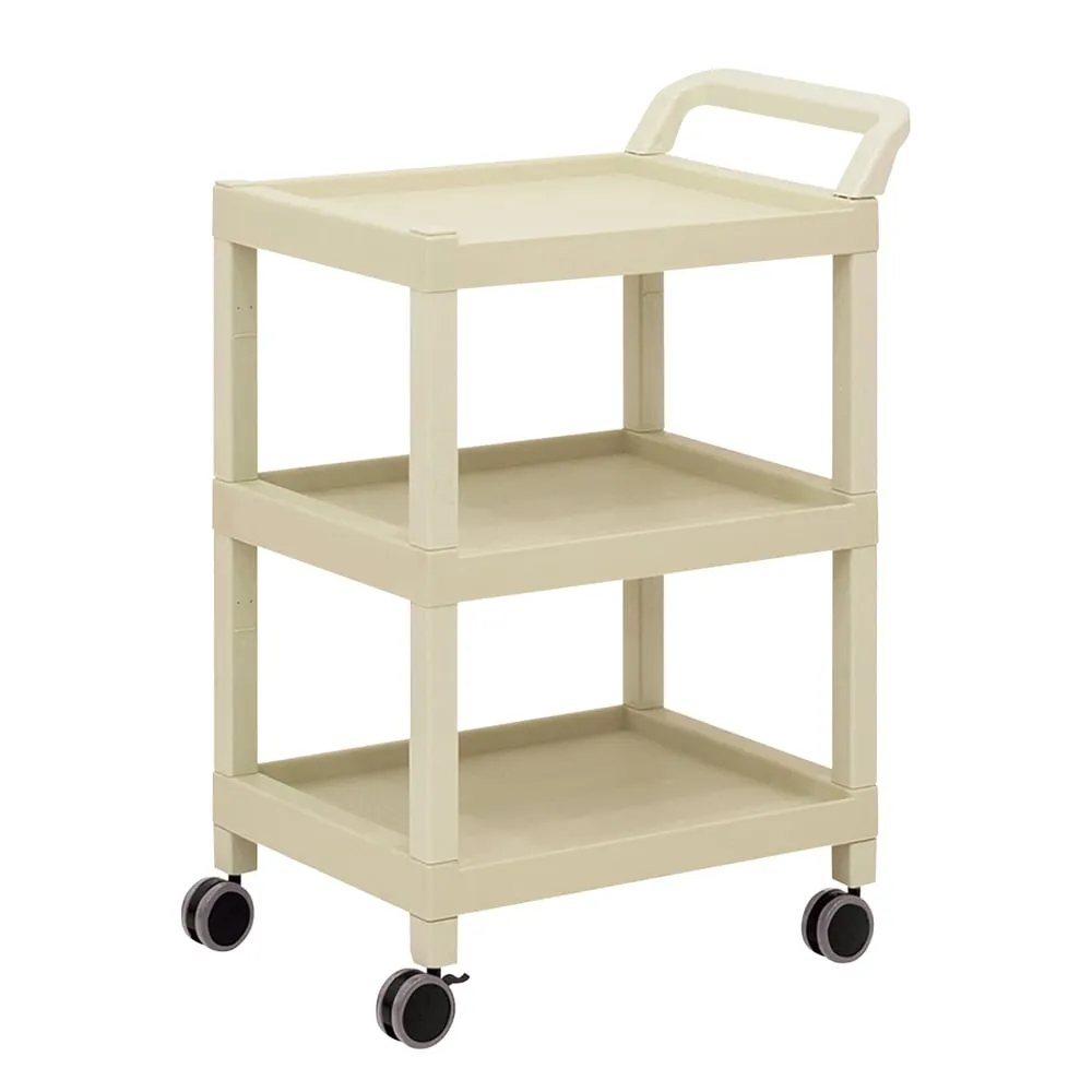 3-6498-02 Mobile Cart (Rectangular Column Type) 3 Sages 690 x 435 x 900 MC41