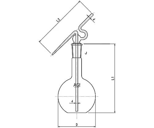 61-3629-55 Cleaning Flask 1000mL 3276-1-5L