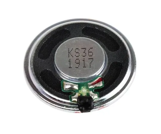 63-2999-93 RS PRO 8Ω 1W Miniature Speaker 36mm Dia. 36 (Dia.) x 4.8mm (LxWxD) 754-2090
