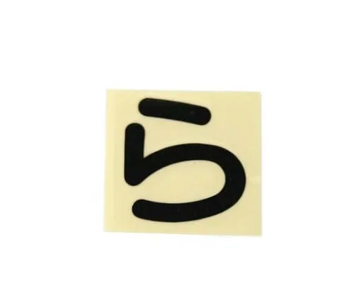 61-7396-08 Character Seal Black Ra CL30B-