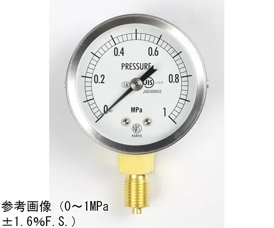 65-4319-44-20 General-Purpose Pressure Gauge (60Φ) Vertical A-Frame with 0.16 MPa Inspection Certificate GS50-121