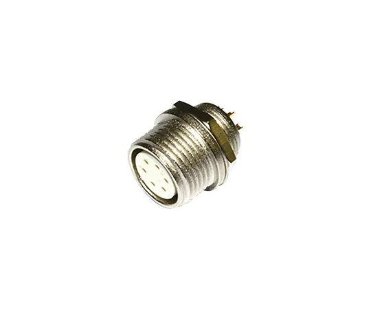 63-4910-76 Tajimi Electronics R03 Series Miniature Panel Mount Connector, 6 contacts Socket R03-R6F