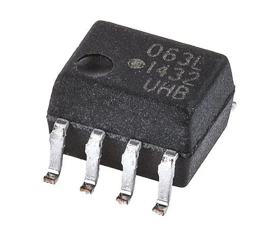 63-4876-14 Broadcom, HCPL-063L-000E DC Input Transistor Output Dual Optocoupler, Surface Mount, 8-Pin SOIC HCPL-063L-000E