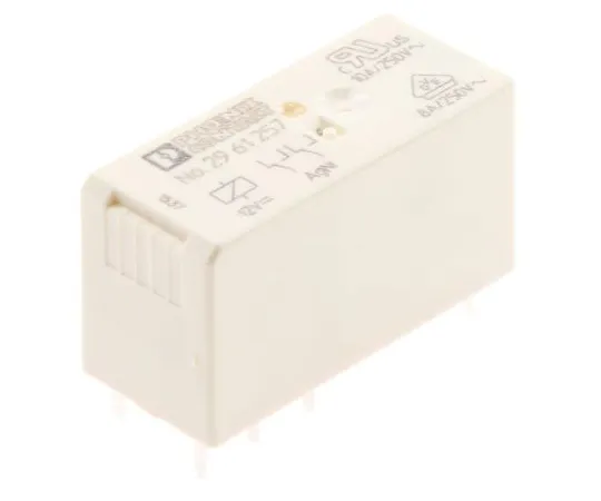 63-4840-46 Phoenix ContactREL-MR- 12DC/21-21 DPDT Non-Latching Relay PCB Mount, 12V dc Coil, 8A 2961257