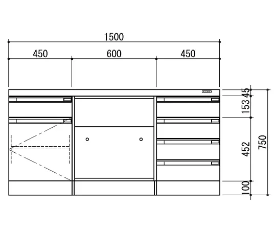 3-5839-01　［Discontinued］Measuring Table　WLA-1500