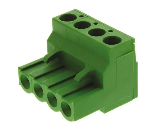 63-4772-68 TE Connectivity Non-F***d Terminal Block, 4 Way/Pole, Screw Down Terminals, 30 → 12 AWG Cable Mount, Nylon, 300 796634-4