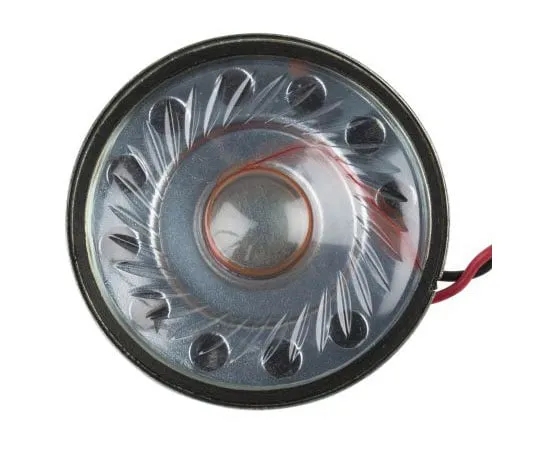 63-4664-03 RS PRO 8Ω 1W Miniature Speaker 50mm Dia. , 135mm Lead Length, 50 (Dia.) x 7.6mm 117-6045