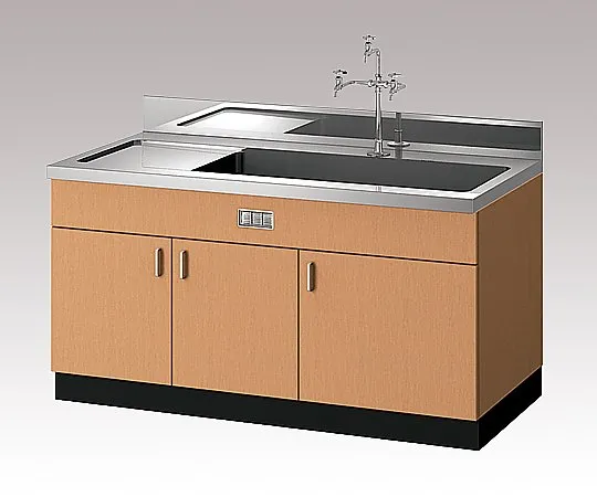3-1297-01　［Discontinued］Sink Wood Grain Type 900 x 750 x 850　DWE-900M