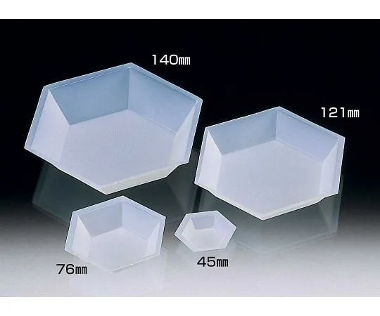 64-3694-35 Weighing dish Hex Type (Balance Tray 6 square shape) 45 mm (500 sheets) 09576