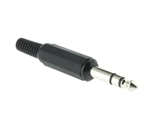 63-4838-59 Lumberg 6.35 mm Cable Mount Stereo Jack Jack Plug, 3 Pole, 2A KLS 3