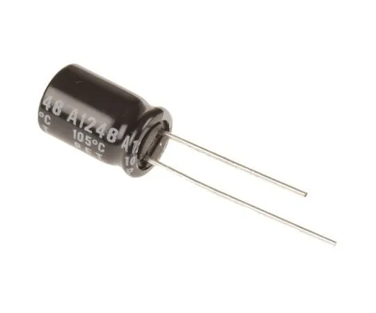63-4721-91 Rubycon 220μF 25V dc Aluminium Electrolytic Capacitor, Through Hole 8 (Dia.) x 11.5mm +105°C 8mm 3.5mm 25YXF220M8X11.5