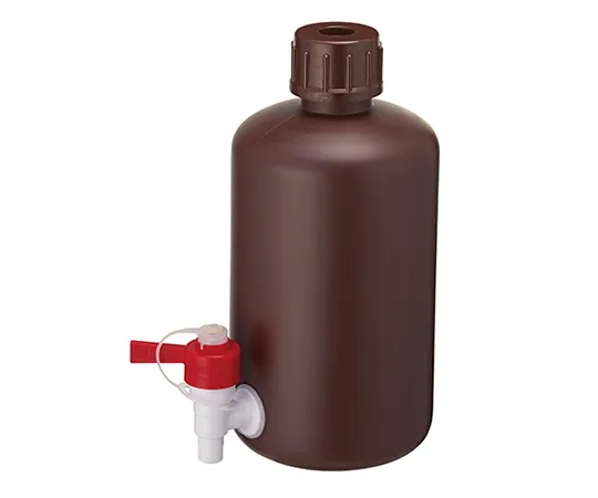 63-1278-70 Narrow Mouth Bottle with Cock Brown 3 L 0302BR