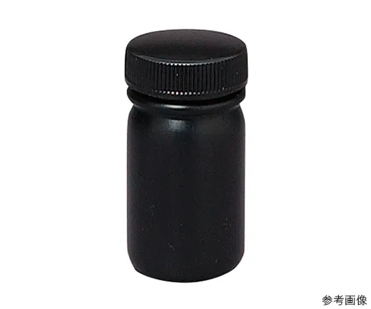 63-1279-03 Wide Mouth Bottle Black PE 50 mL 0082BK