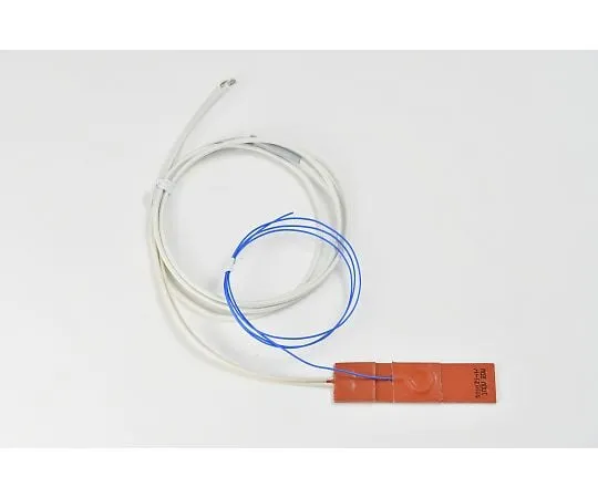 64-3424-73　Silicon Rubber Heater [With Double-sided Tape, Thermocouple 5m, Lead Wire Extension 5m] 100V 20W 25mm x 100mm　SR100-20-25-100-P-K5