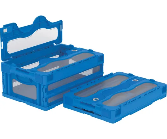 67-7112-96 Folding Container C-30B Blue/Transparent 55903000BLCOPTM