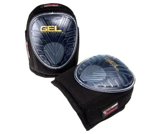 63-4803-40 RS PRO Black Gel Adjustable Strap Rubber Knee Pad 465-9369