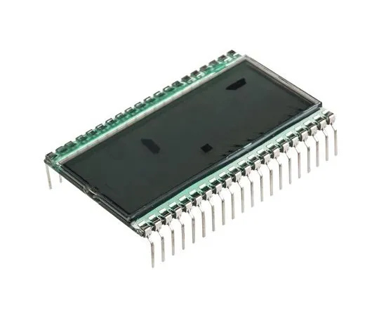 63-4731-98 RS PRO 7-Segment LCD Display, Black on Grey, 1 Row by 3-1/2 Characters, Reflective 215-6436