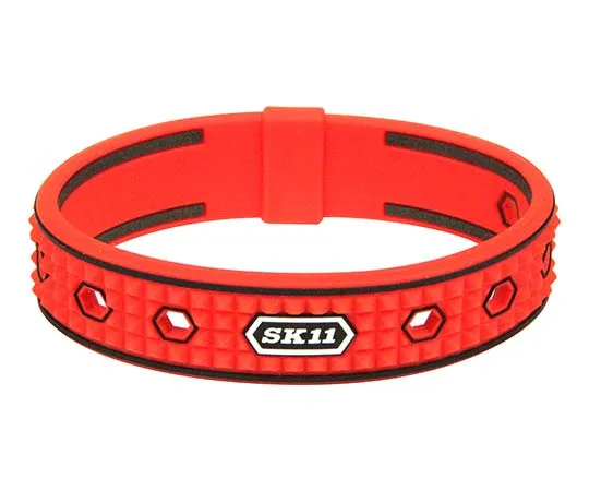 62-2840-72　［Discontinued］SK11 RAKUWA Bracelet S Red x Black　RBL