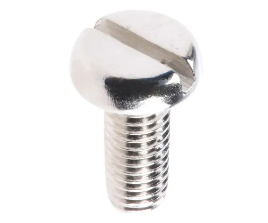 63-4816-33 RS Pro Round Head Brass Slot Nickel Plated4BA, 1/2in38.5 482-8969