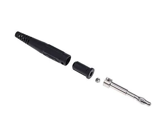 63-4793-41 Black Male Banana Plug Screw 30 V ac, 60 V dc 64.9195-21