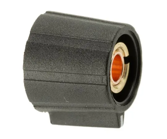 63-4786-54 Sifam Potentiometer Knob, Collet Type, 15mm Knob Diameter, Black, 6mm Shaft SP151 006 BLACK