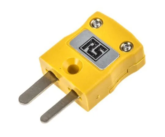 63-4798-93 RS PRO BS Miniature In-Line Plug Connector for use with Type K Thermocouple Type K, Miniature 455-9534