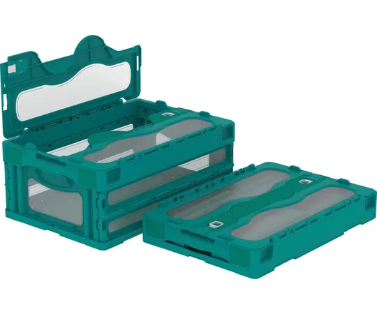 67-7113-01 Folding Container C-30B Green/Transparent 55903000GR608TM