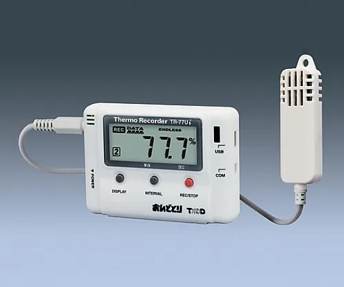 1-1880-01　［Discontinued］ONDOTORI Thermo-Hygro Data Logger (USB Connection, Infrared Communication)　TR-77Ui