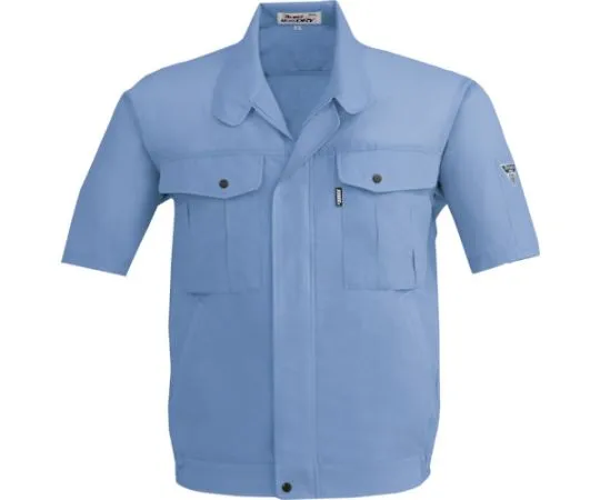65-8333-74 Short Sleeve Blouson Blue 3L 1341-40-3L